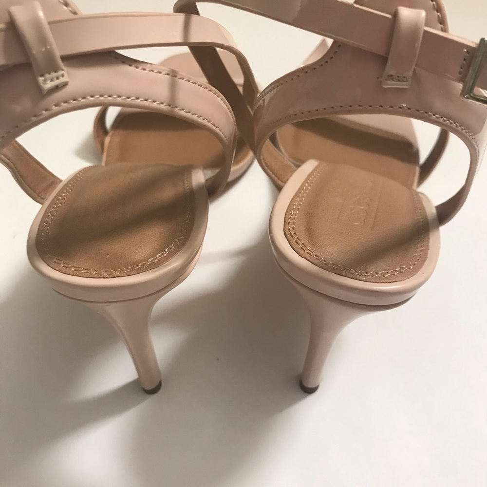 NEW ASOS Nude Pink Ankle Strap Heels, Sz UK 6.5 - Picture 2 of 7